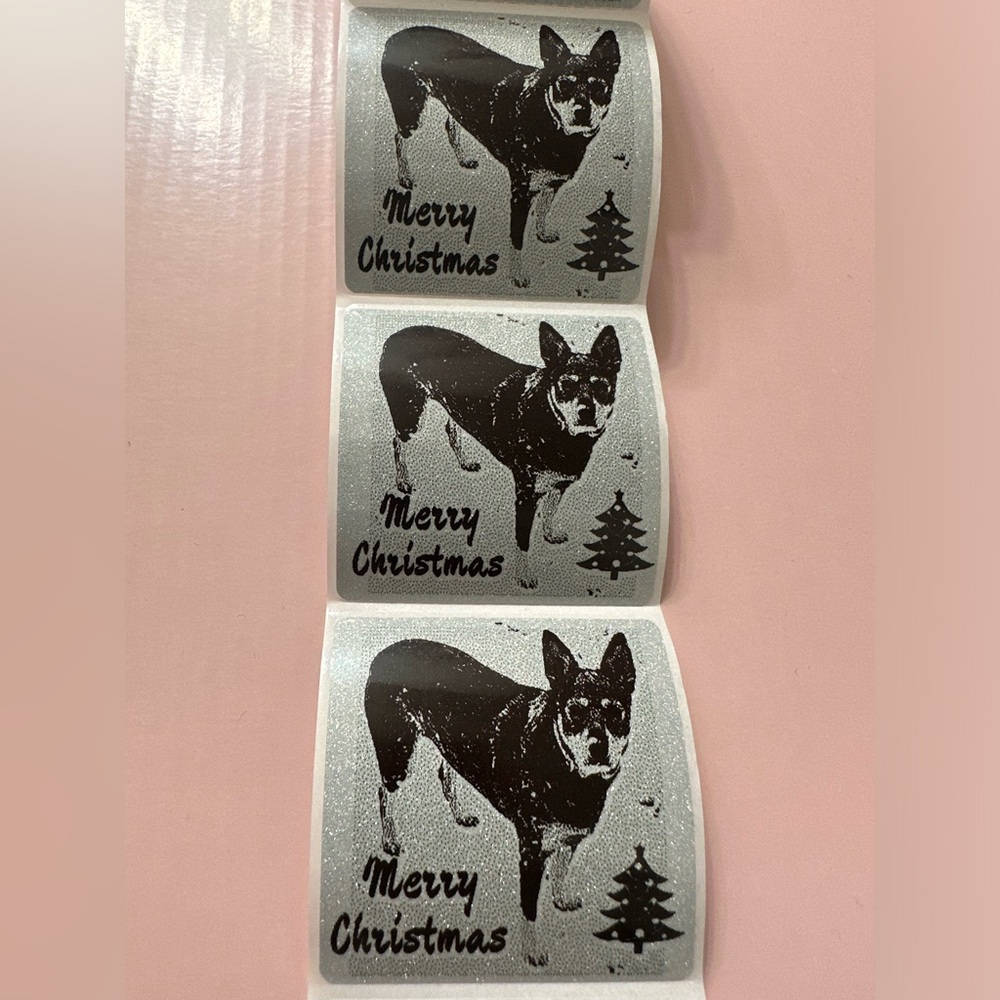 50 ct. Custom 2β Square Thank You, QR Code, FRAGILE Stickers OR LOGO - Picture 3 of 16
